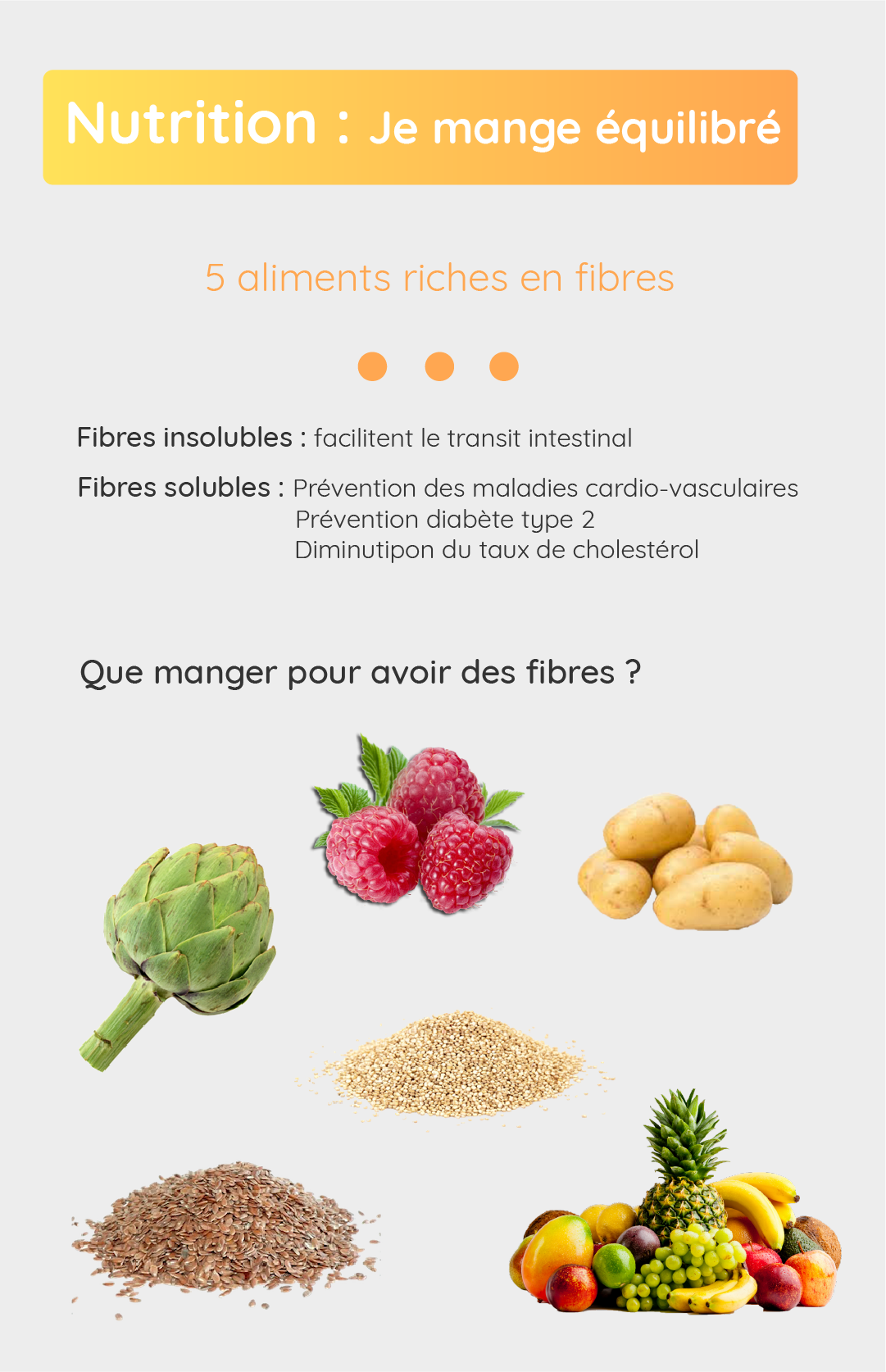 5 - 5 aliments riches en fibres