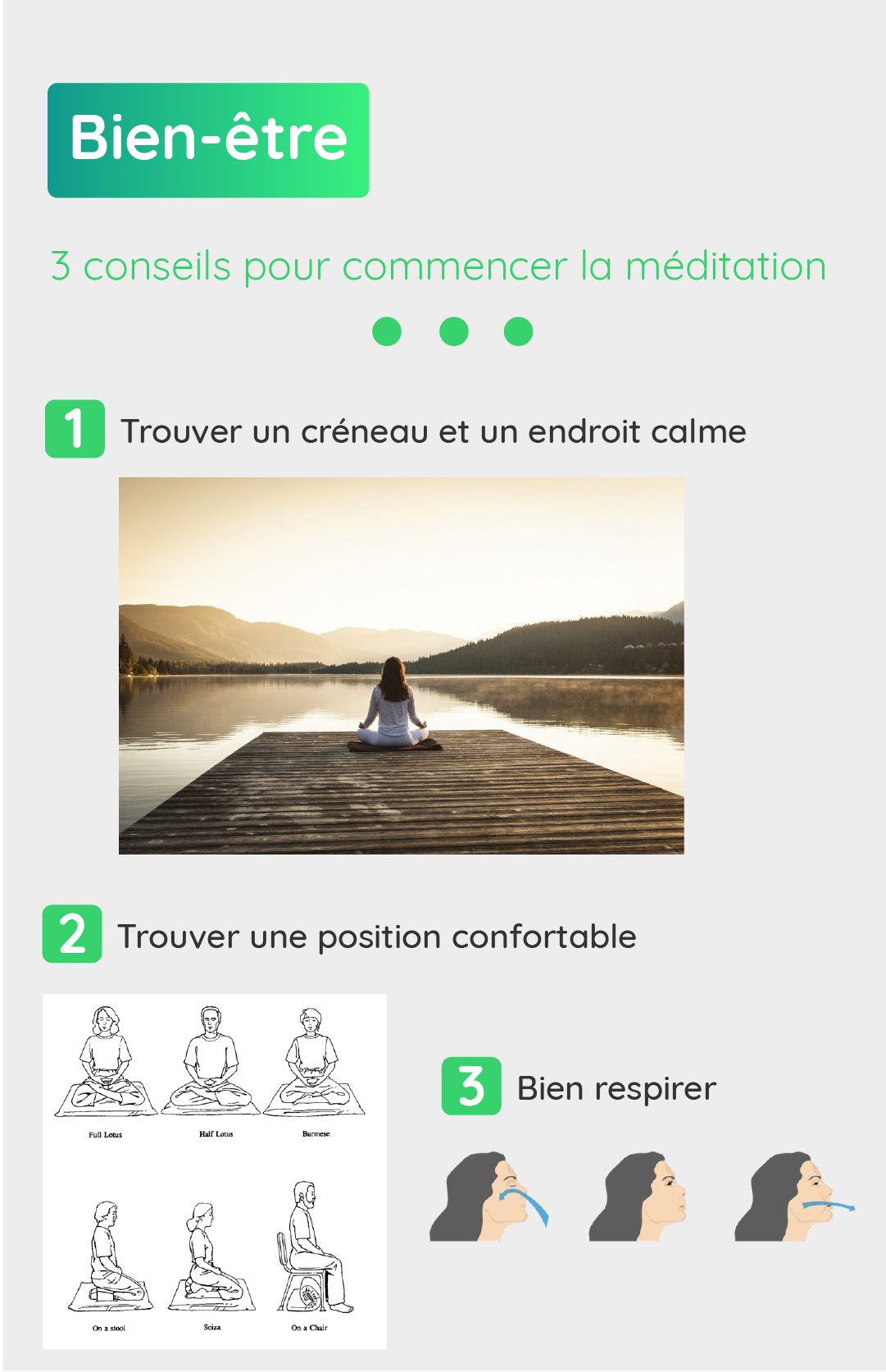 8 - 3 conseils pour commencer la meditation