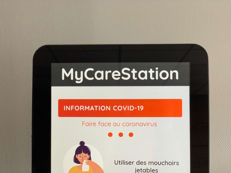 Borne MyCareStation Cleanitud