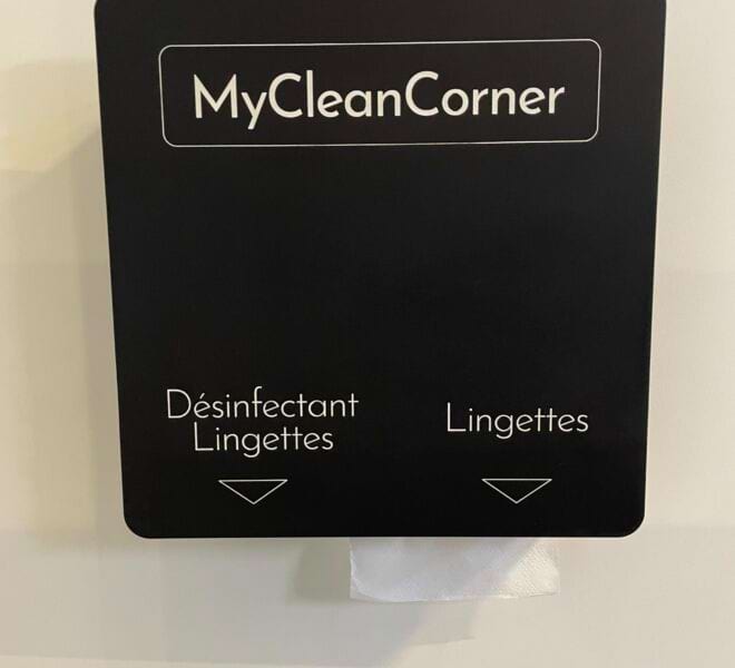 Distributeur de lingettes désinfectantes - Cleanitud - Hygiène au travail